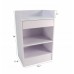 FixtureDisplays® White cash counter 19.7 inch cash wrap checkout frame shelf retail store display WD4W
